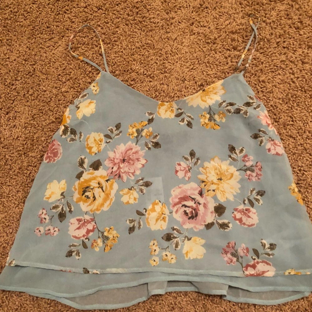 Aeropostale Floral crop top